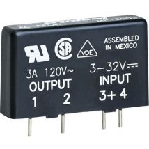 Crydom Relais à semi-conducteurs MP240D4 4 A Tension de contact (max.): 280 V/AC à commutation au zéro de tension 1 pc(