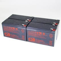 CSB Batería plomo adecuada para APC Smart UPS SU1400RMUS 12V 9Ah