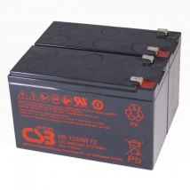CSB - Baterías de plomo entre otros adecuada para apc Back ups rs BR1500i / Smart ups SC1000i (rbc 33) 12V 9Ah