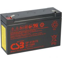 Csb - Bleiakku 6v 12ah Gp6120f2 Hitachi Wartungsfrei Agm Bleibatterie