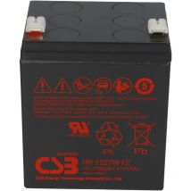 Hochstrom Bleiakku HR1227W 12V 6,18Ah 27W Faston 6,3mm - CSB