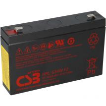 Hochstrom Bleiakku HRL634W - 6V 8,2Ah Faston 6,3mm - CSB