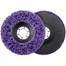 Serbia - csd Disques de Nettoyage, Disque Abrasif pour Meuleuse d'Angle 2 Pcs Disque de Nettoyage en Acier Inoxydable 115mm Disque de Nettoyage