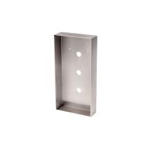 Cadre saillie inox avec visière pour jmdvfl csjmdvfl Aiphone 130306