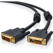 CSL DVI-D (DL) Video-Kabel, Monitor Verbindungskabel Dual-Link 24+1 Auflösung bis 2560x1600 - 2m