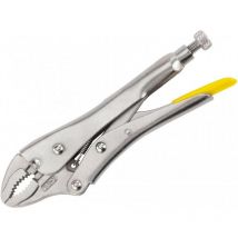Csparkv - 1 pcs Pince à etau 125mm avec mâchoire de 42mm - mors Usinés et Trempés pour Plus de Résistance - Levier de Blocage - Puissance de Serrage