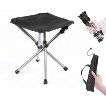 Csparkv - 1 pcs Siège de Camping Portable, Tabouret Pliable de Camping, Camping Pliant Tabourets, Mini Chaise Pliante Portable, Petite Chaise de