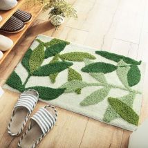 Csparkv - 1 pcs Tapis de Bain Absorbant Antidérapant à Poils Longs en Microfibre Extra Doux Tapis Salle de Bain Lavable en Machine pour Bain, Douche