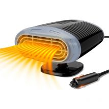 1 Stück 12 v 150 w Auto-Heizung, tragbare 12-Volt-Auto-Heizung mit Zigarettenanzünder, Scheibenheizung und Warmluftgebläse für Wohnwagen, lkw, Auto