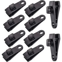 10 Sets Clip de Bâche Tente Pince Auvents Clip - Csparkv