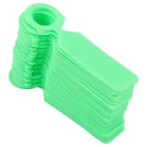 Csparkv - 100 pcs Étiquettes Suspendues en Plastique pour étiquettes de Semis de Pépinière D'arbres de Plantes Décoration de Jardin