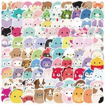 100 Pcs Stickers Cute Animaux, Stickers Enfant Mignon, Autocollant Vinyle Imperméable, Stickers pour Scrapbooking Journaling Ordinateur Portable