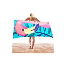 140x70cm Serviette de Plage en Microfibre Anti Sable, Couverture de Plage légère, Anti-Sable et à séchage Rapide pour Bronzer Sports de Plein air