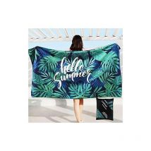 Csparkv - 160x80cm Serviette de Plage en Microfibre Anti Sable, Couverture de Plage légère, Anti-Sable et à séchage Rapide - Grande Couverture de