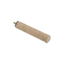 Csparkv - 16x1x16cm Bois Oiseau Perche, 1 Ensemble Patte Bâton Broyage Corde Tissage Bois Support Cage Accessoire pour Petit Oiseau Perroquet