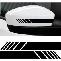 Csparkv - 2 pcs Autocollant Réfléchissant pour Rétroviseur de Voiture, Rétroviseur Autocollant de Voiture Bande Réfléchissante, Autocollant