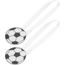 2 Pièces Boucle De Rideau De Dessin Animé Ballon De Foot Enfant Corde De Cravate De Rideau Vintage Attache De Rideau Cravates Enfants Polyester
