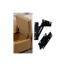 Csparkv - 2 pièces support de levage pliable à 80 degrés, charnières à ressort noires sont largement utilisées dans les poussoirs de charnière de
