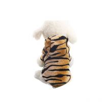 Csparkv - 20x20x5cm Vetements Chien Petite Taille Hiver Pull Chaud en LéOpard Flanelle pour Chihuahua/Yorkshire/Bouledogue Francais/Shih Tzu Chaud