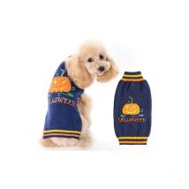 Csparkv - 23x23x16cm Bleu Pull Chien Halloween Pull Halloween Chien Halloween Pull pour Chat Pull Halloween Chien Citrouille Deguisement Chien