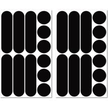 24 Reflective Stickers, Reflective Stickers Suitable for Bicycle Motorcycle Helmets Scooters Accessories, High Visibility Night Safety Stickers,