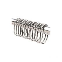 Csparkv - 24pc Ensemble d' Anneaux Accroche Rideau Crochets De Rideau De Douche Larges Anneaux Rideaux De Haute Qualité Adaptable à Votre Tringle a