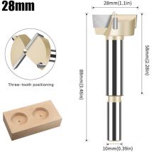 Csparkv - 28 mm Senkerbohrer Holzbohrer Holzbearbeitung Zimmermannsscharnier