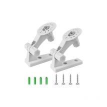 Csparkv - 28x80x130mm Support de caméra 2 pièces, support de caméra extérieure support d'angle de caméra extérieure en forme de z, support de caméra