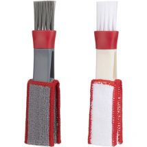 Csparkv - 2Pcs Car Air Vent Cleaning Brush Microfiber Cleaners for Window Louver Air Conditioner Roller Shutters