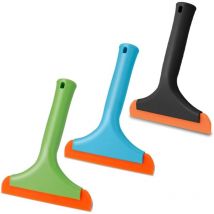 Csparkv - 3 Pièces Extracteurs De Vitres en Silicon, Raclette en Silicone pour Vitre, Petite Taille pour Voiture Raclette pour vitres de Voiture,