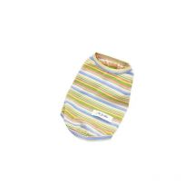 Csparkv - 35x24x1cm T-Shirt rayé pour Chien, Chemises d'été en Coton Respirant, débardeur Doux pour Chien Gilet sans Manches pour Chien T-Shirt pour