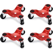 Csparkv - 4 Pack Rouleau de Transport Meubles, roulettes pour Meubles, capacité de Charge de 200kg, Rouleau de système de déplacement Facile pour