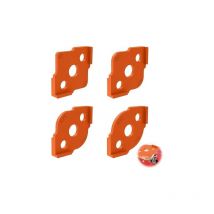 Csparkv - 4 pcs Gabarits de Défonceuse à Bois,Gabarit Défonceuse,ABS D'Angle Arrondi Gabarits pour Outil de Travail du Bois, Gabarit pour Defonceuse