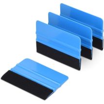 4 pcs Raclette pour film cycliste avec non tissé pour raclettes auto adhésives - Csparkv