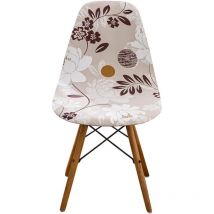Csparkv - 4 Pieces Housses de Chaise Salle à Manger Housse de Chaise scandinave pour Salle à Manger Extensibles Housses de Chaise de Forme incurvée
