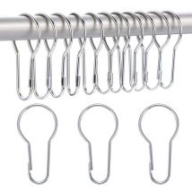 40 Pack Anneaux de Rideau de Douche Crochets Suspendus pour Tri et Organisation - Csparkv