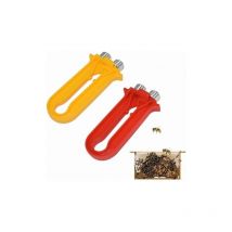 45x130mm Cadre Tendeur de Fil, Outil D'Apiculture Tendeur de Fil, Fil Tendeur pour L'apiculture, Tendeur de Câble pour Cadre de Ruche, Sertisseur