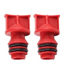 Csparkv - 5 × 1,7 × 1,7 cm) Tapones de aceite para compresor de aire, genéricos, rojos, accesorios para bombas de aire, ligeros, fáciles de