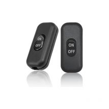 Csparkv - 60x26x16mm Lot de 2 Interrupteur Lampe de Chevet, Interrupteur Noir, Interrupteur bipolaire 6A 250V, Mini Interrupteur à Bascule pour petit