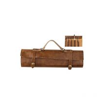 Csparkv - 60x37cm Couteau de Cuisine Sac de Rangement Couteau de Chef Sac à Rouleau Couteau en Cuir Portable Couteau de Chef Professionnel boîte