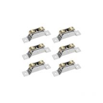 6PCS Doubles Rouleaux Porte Coulissante Fenêtre Roue Porte Fenêtre Double Roulement de Roue Roue pour Portails Coulissants Roulements de Fenêtre