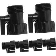 Csparkv - 6pcs Vanne D'Arrêt pour Tuyau De Jardin 3/4 en Accessoires De Contrôle De Débit d'eau Connecteurs pour Tuyaux D'Arrosage Couplage Pratique
