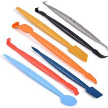 7 pcs Kit de micro-raclette magnétique - Différentes raclettes pour film de protection - Pour film de voiture, film teinté - Outil - Csparkv