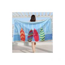 70x150cm Serviette de Plage en Microfibre Anti Sable, Couverture de Plage légère, Anti-Sable et à séchage Rapide - Grande Couverture de Pique