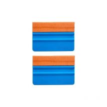 7x10cm Haute Qualité Raclette avec Bord Daim pour Voiture Vinyle Wrapping Durable Raclette de Film de Fenêtre Autocollant Décalque Raclette(Paquet de