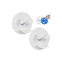 CSPARKV 8x8x3.5cm Porte Éponge Évier Cuisine, Porte-éponge, 2 pcs Porte-éponge Auto-adhésif pour Accessoires De Cuisine, Porte-éponge Salle de Bain