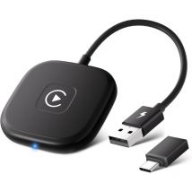 Csparkv - Adaptateur CarPlay sans Fil pour iPhone, Dongle Carplay sans Fil pour oem, Adaptateur CarPlay Wireless Convertir Filaire en Wireless