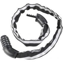 Csparkv - Antivol Vélo - Cadenas Velo - Antivol à Code Pour Vélo - Chaîne Antivol Vélo - Antivol Vélo Haute Sécurité - Avec Bandes Réfléchissantes