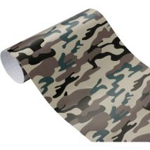 Camouflage Film Vinyle Wrap, Camouflage Vinyle Film AdhéSif Voiture en pvc Autocollant de Voiture Imperméable et Anti-rayures Pour Décoration de