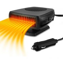 Csparkv - Chauffage De Voiture 12V: Radiateur Soufflant Voiture Portable 12 Volt Chauffage De Ventilateur Voiture avec Allume-Cigare Chauffage De